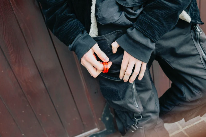 Fingears M-19mm Silver-Red Set