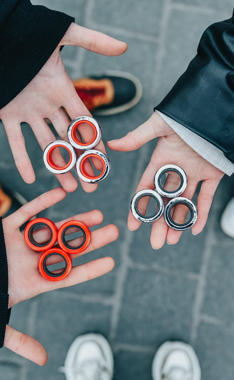 Fingears M-19mm Red-Black Set