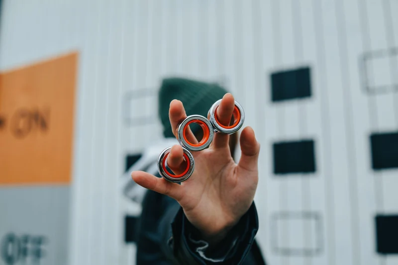 Fingears M-19mm Red-Black Set