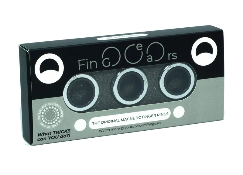 Fingears M-19mm Silver-Black Set