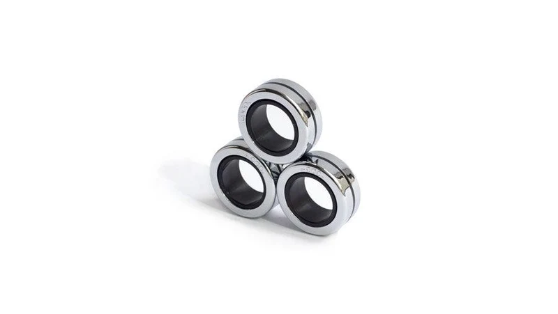 Fingears M-19mm Silver-Black Set