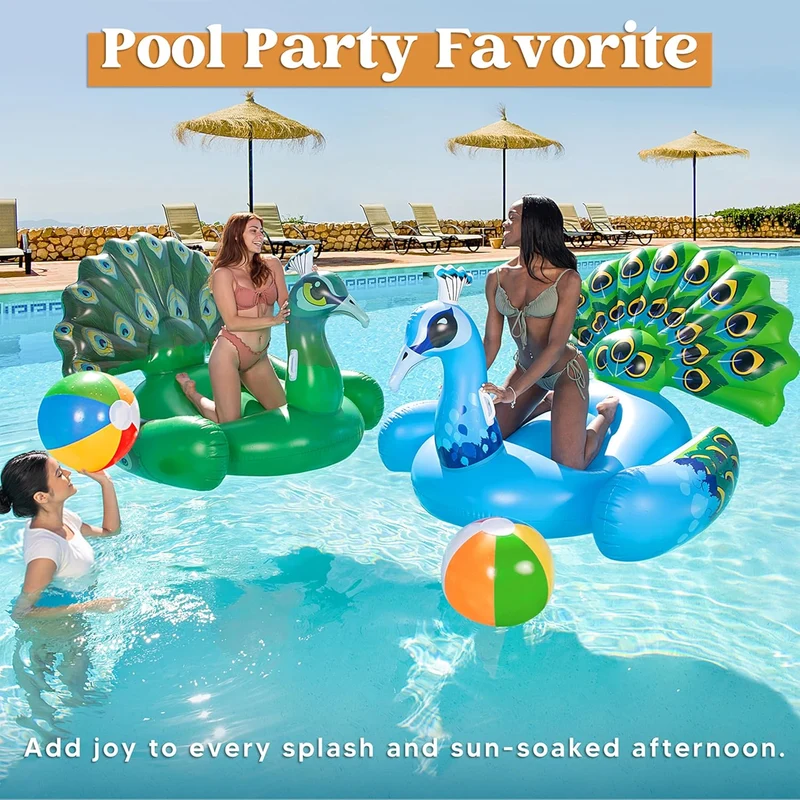 JOYIN 20" Inflatable Beach Balls (2-Pack)