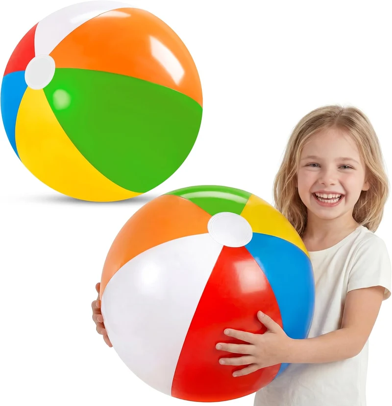 JOYIN 20" Inflatable Beach Balls (2-Pack)