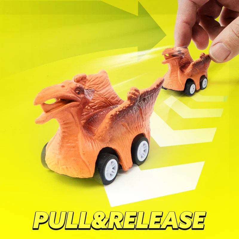 13 in 1 Dinosaur Transport Carrier Truck with Mini Car Set