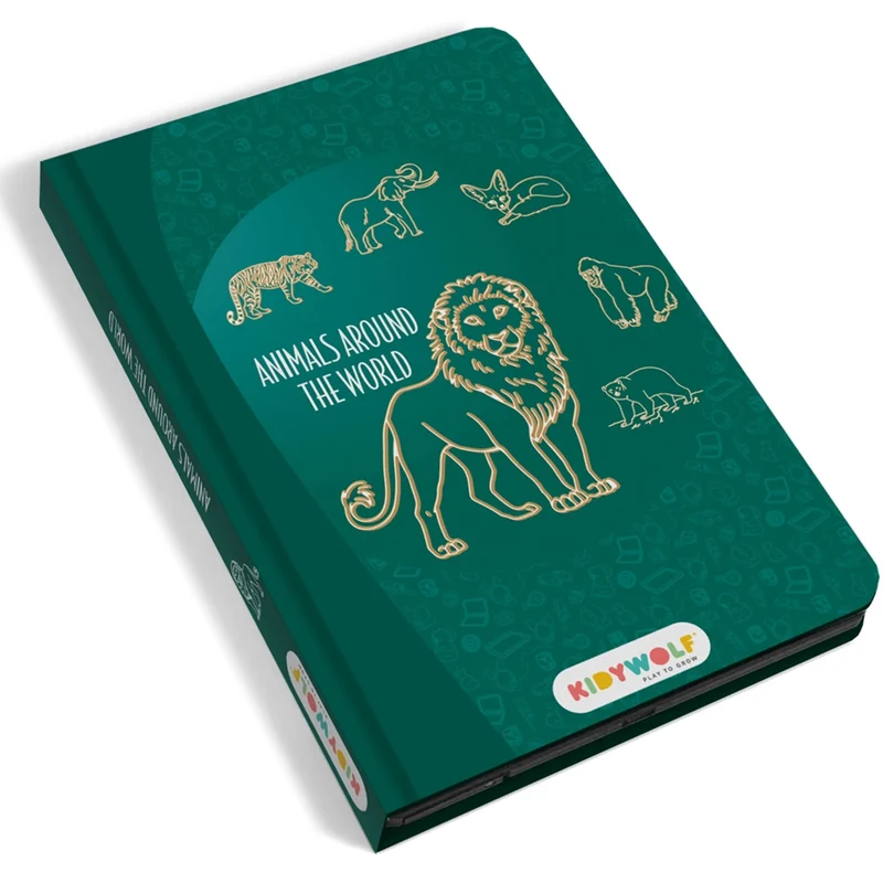Kidywolf Designtafel mini - Wilde Tiere
