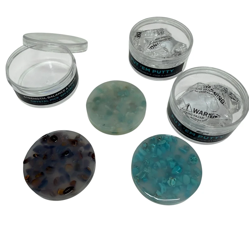 Pick 'Em Bundle 4 = Strength, Balance & Focus Crystal Pick 'Em Stack + Two Put 'Em Putty - Bundle & Save