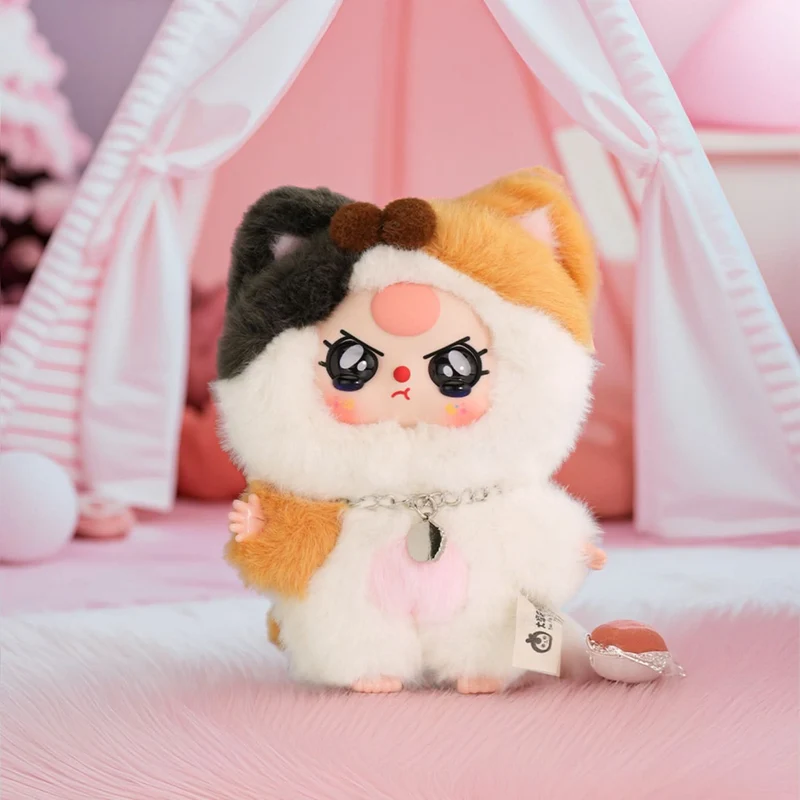 Cat & Dog Plush with Keyring attachment
