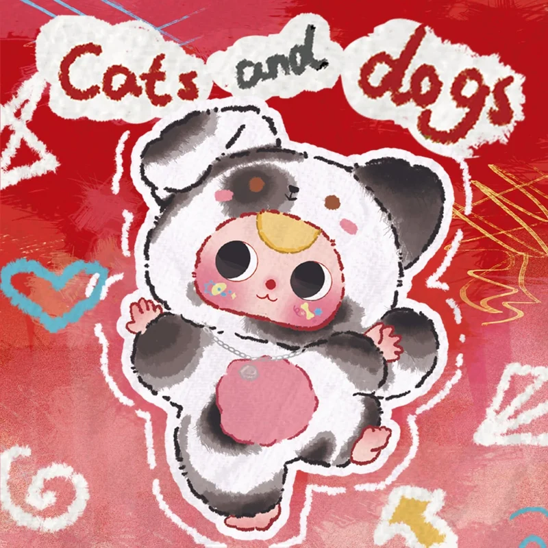 Cat & Dog Plush with Keyring attachment
