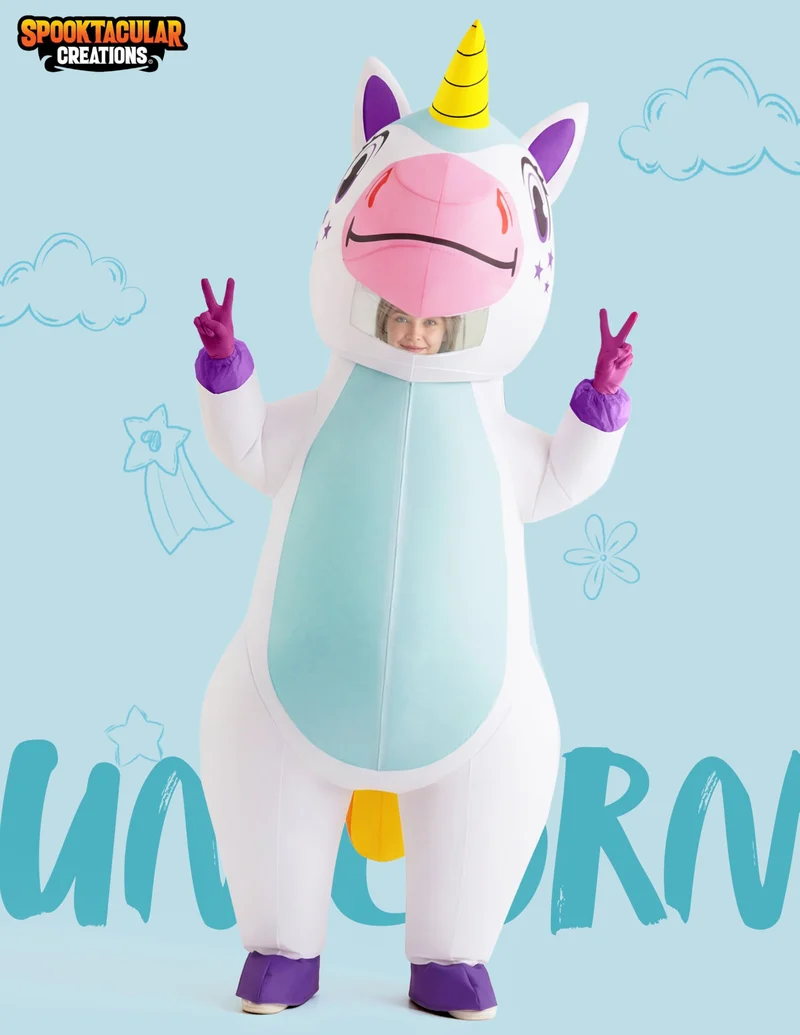 Spooktacular Creations Unicorn Inflatable Costume for Adults