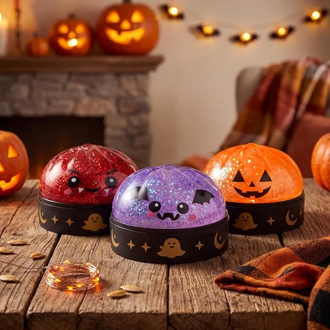 JOYIN 3 PCS Glitter Dumpling Squishies - Cute, Colorful, Calm