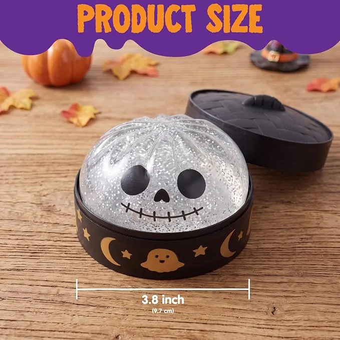 JOYIN 6 PCS Halloween Glow Dumpling Squish Toys - Slow Rising Stress Relief