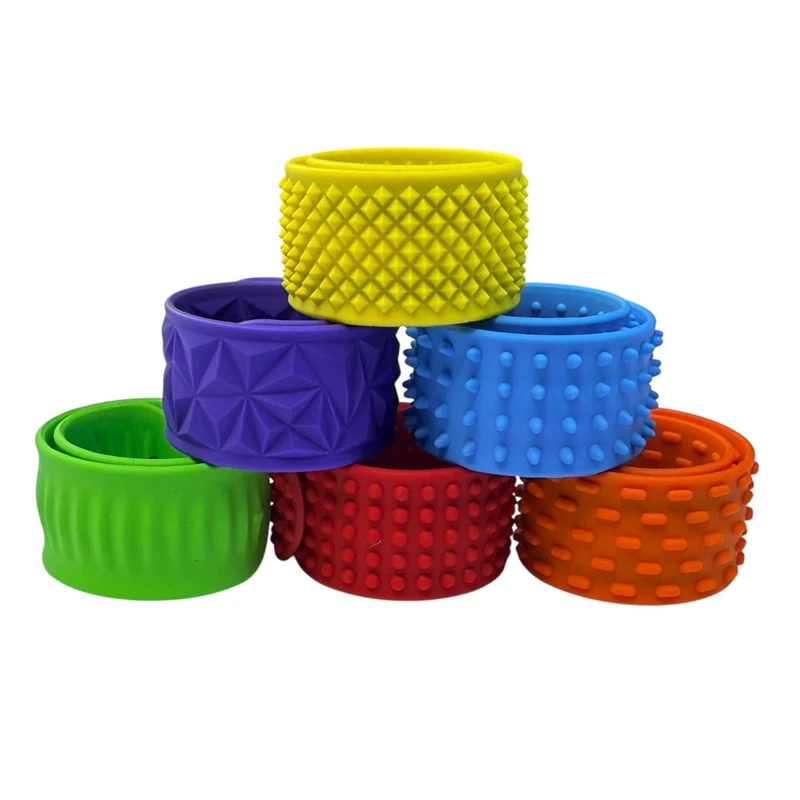 Vibrant Sensory Slap Bands