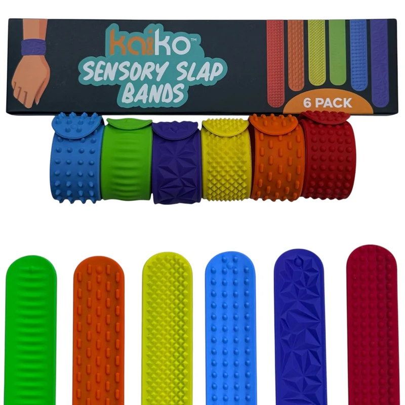 Vibrant Sensory Slap Bands