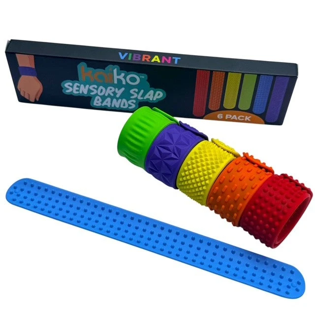 Vibrant Sensory Slap Bands