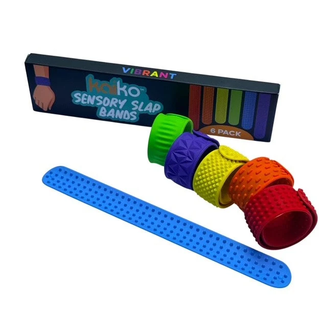 Vibrant Sensory Slap Bands