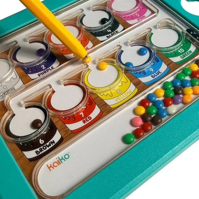 Colour & Number Maze Magnetic Pad