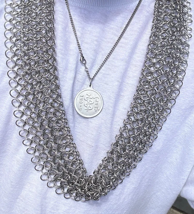 Chain Maille Necklace Scarf