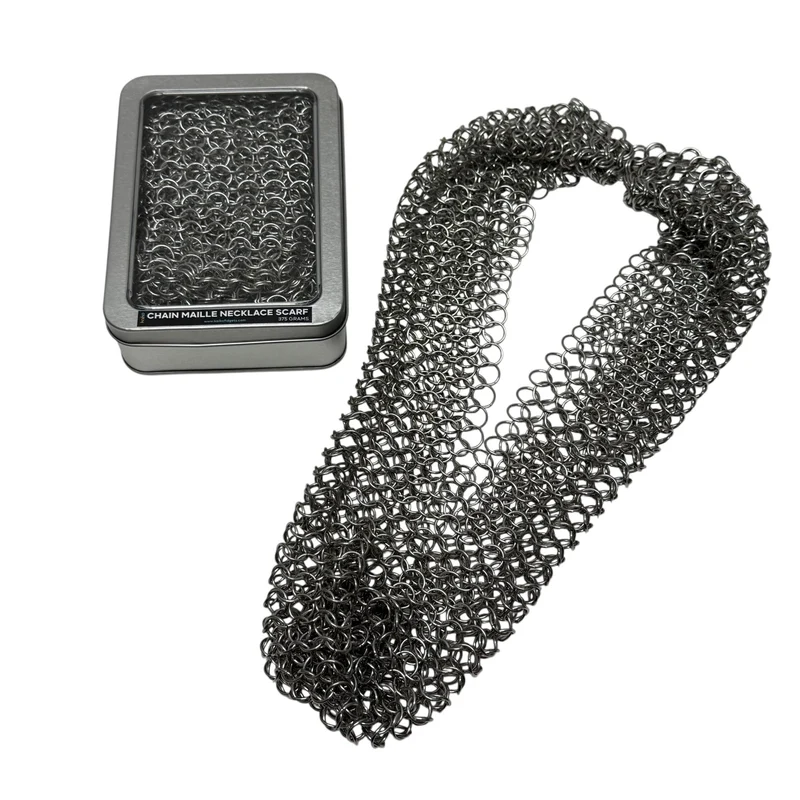 Chain Maille Necklace Scarf