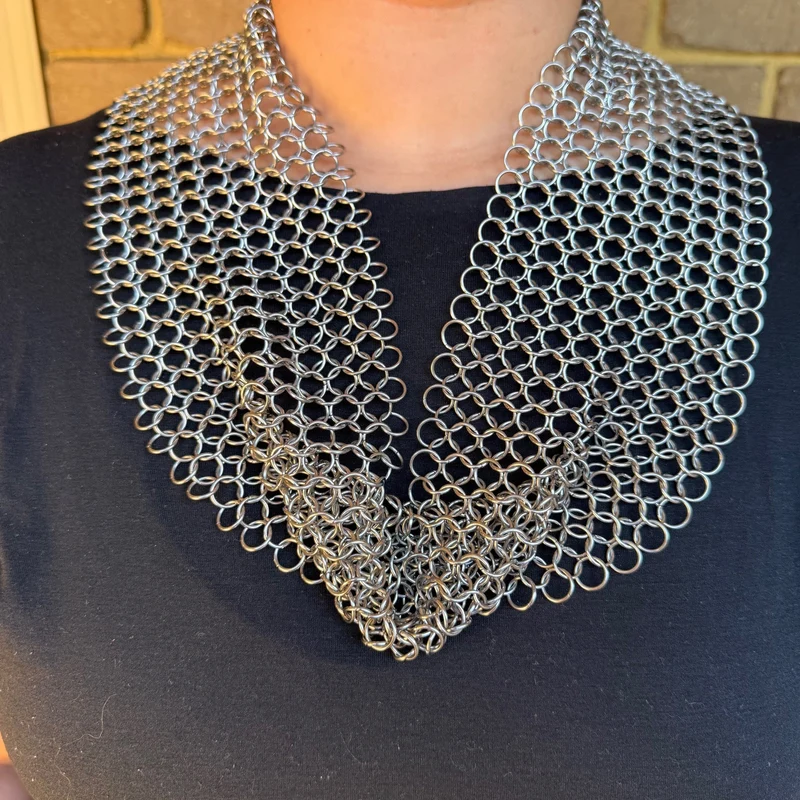 Chain Maille Necklace Scarf