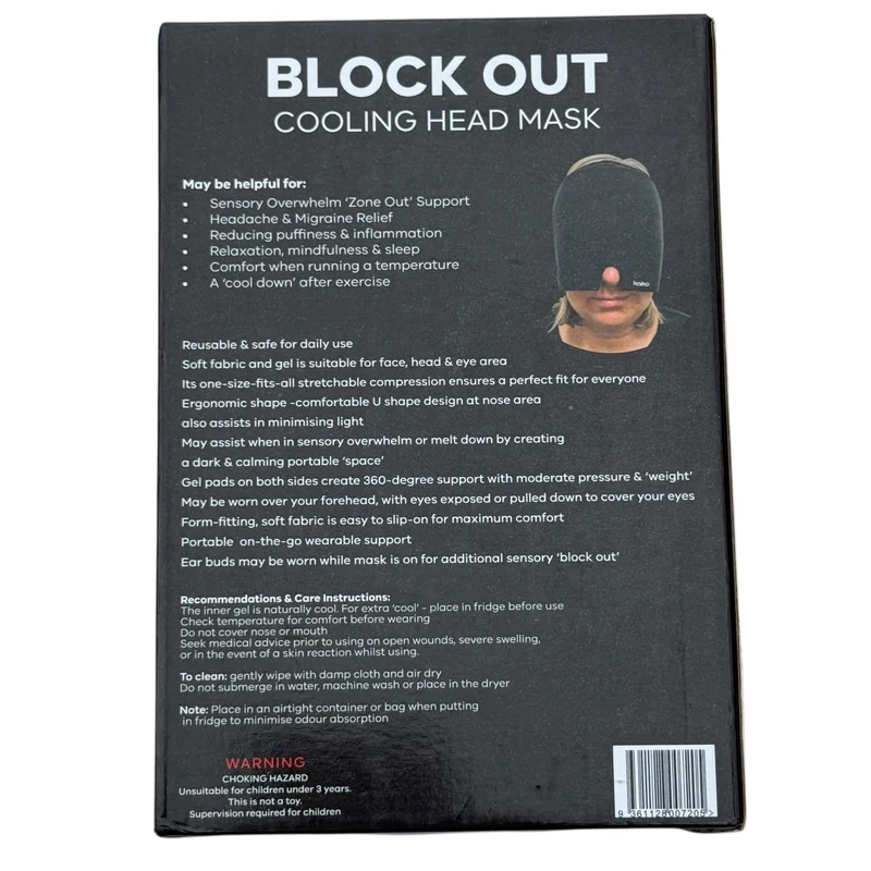 Block Out Cooling Head Mask