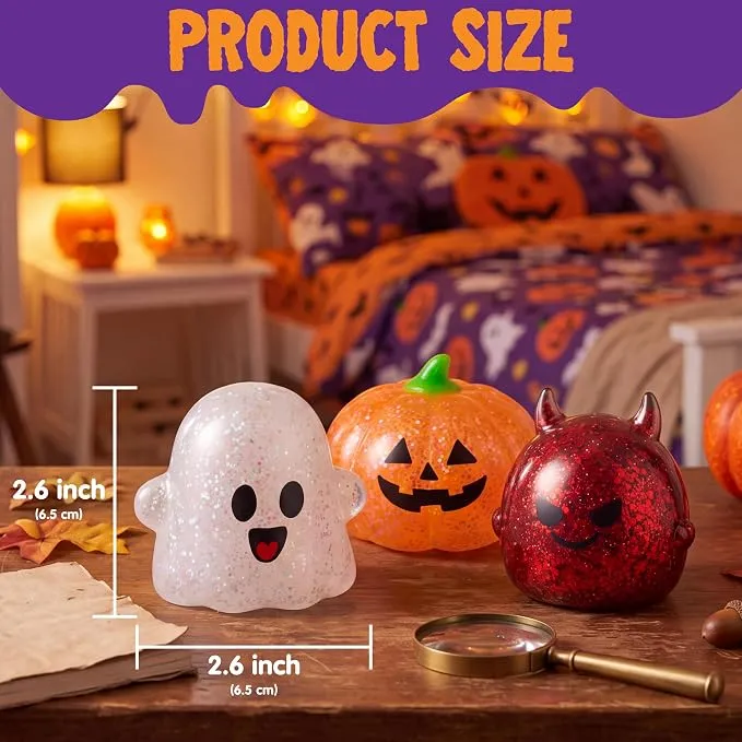 JOYIN 3 PCS Halloween Squishies - Slow Rising, Stress Melting