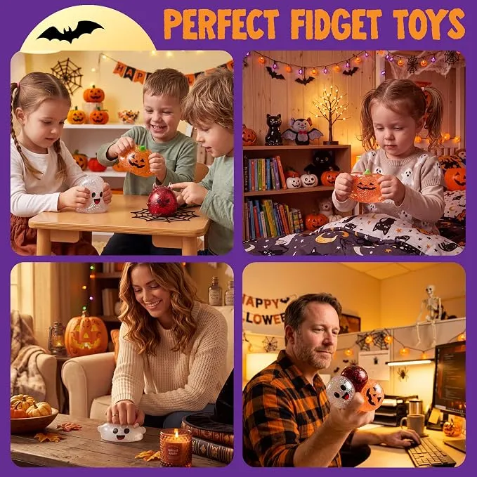 JOYIN 3 PCS Halloween Squishies - Slow Rising, Stress Melting