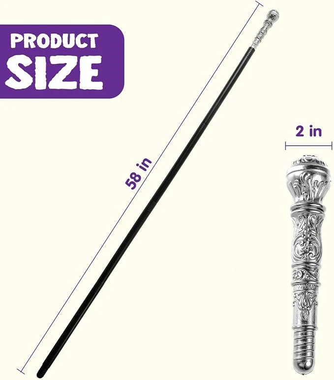 JOYIN Vintage Walking Cane - Complete Your Halloween Character