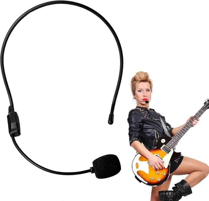 JOYIN Fake Microphone Headset - Rockstar Halloween Costume Prop