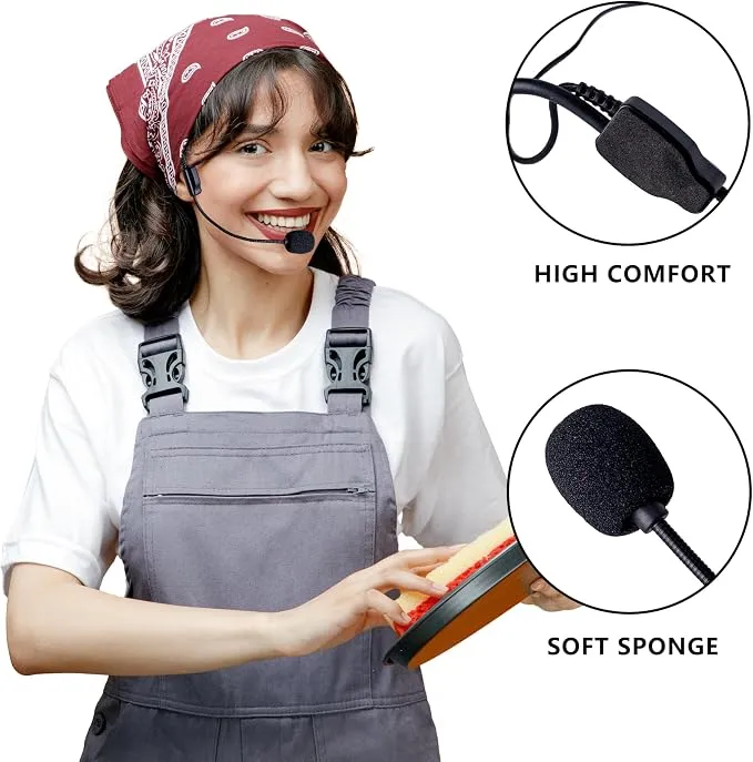 JOYIN Fake Microphone Headset - Rockstar Halloween Costume Prop