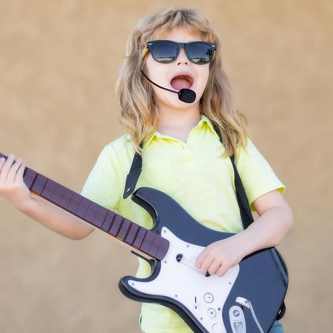 JOYIN Fake Microphone Headset - Rockstar Halloween Costume Prop