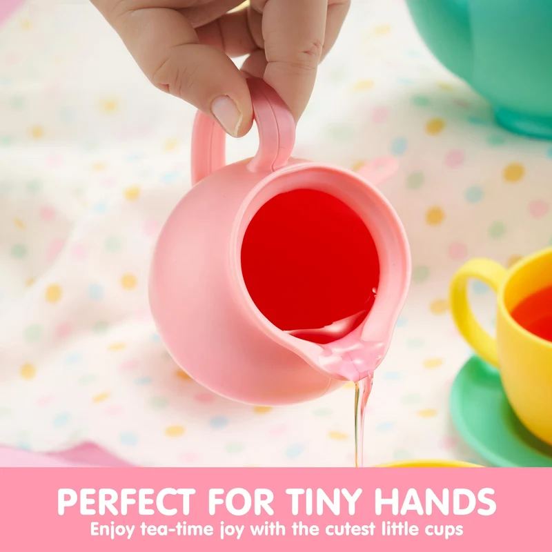JOYIN 18PCS BPA-Free Pretend Tea Party Set for Kids