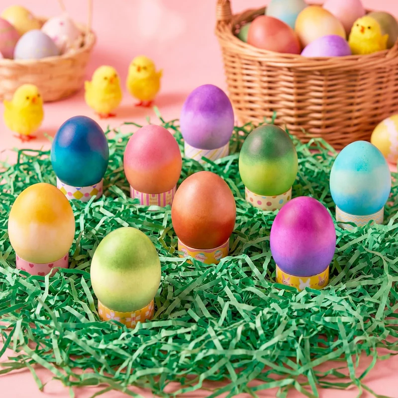 37 Pcs Wrap Art Easter Egg Dye Kit for Kids Activities & Party