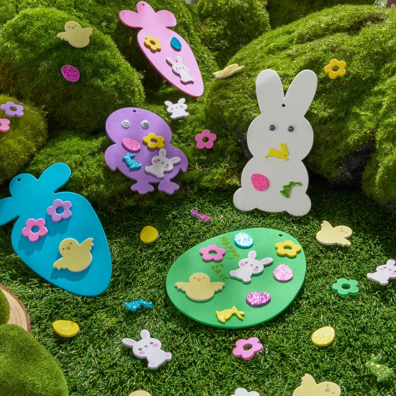 324 Pcs Easter Foam Stickers for Kids Crafts & Party Decor