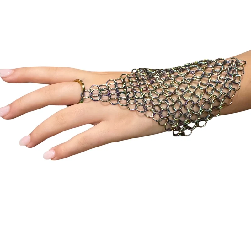 Rhomboid Chain Maille Keyring