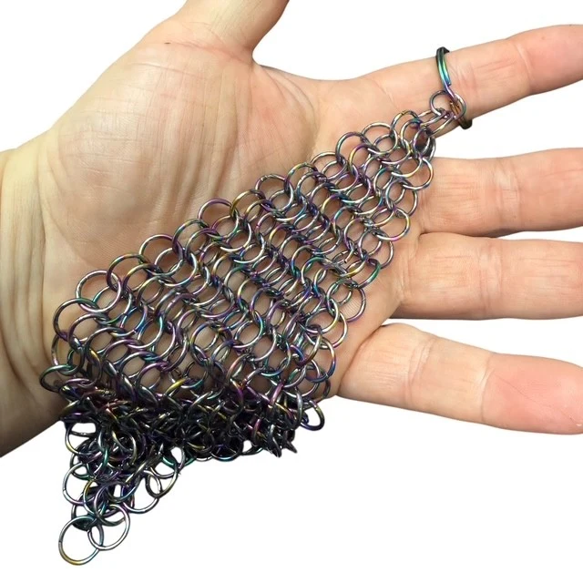 Rhomboid Chain Maille Keyring