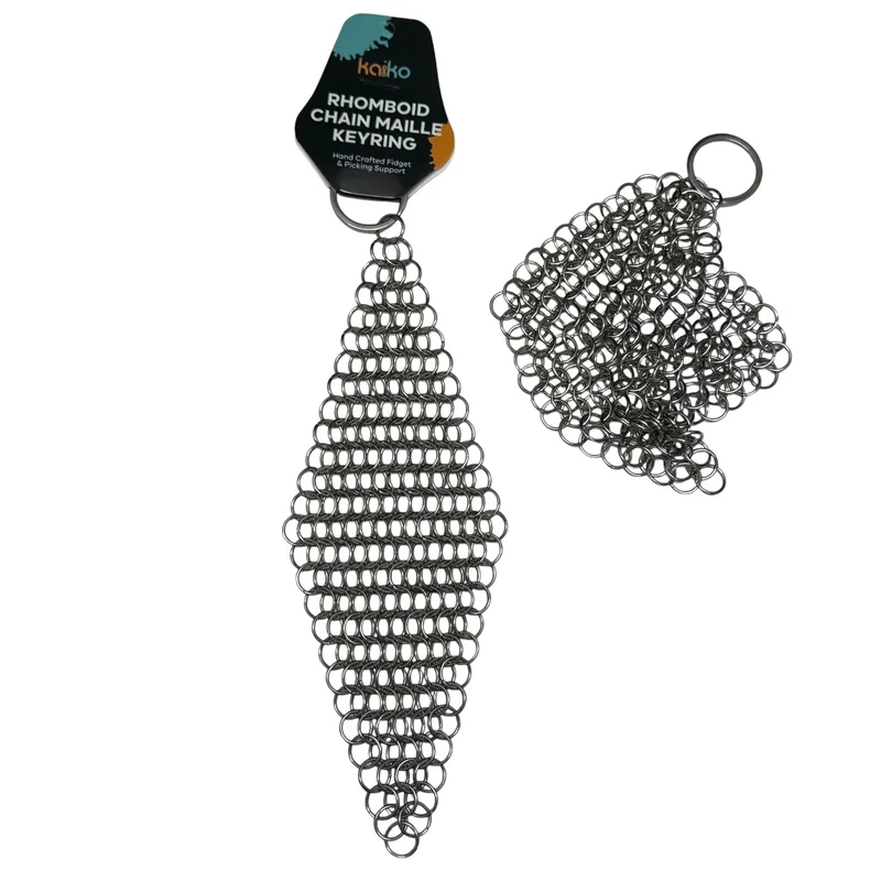 Rhomboid Chain Maille Keyring