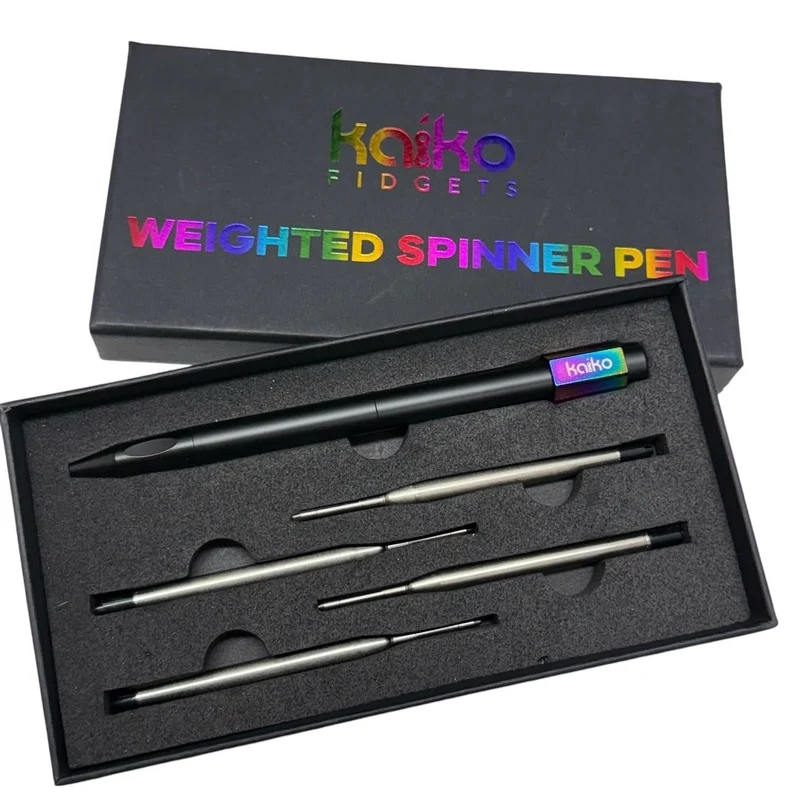 Oil Slick Weighted Spinner Pen