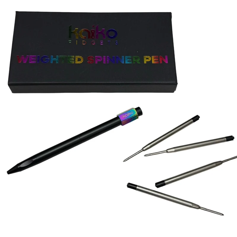 Oil Slick Weighted Spinner Pen