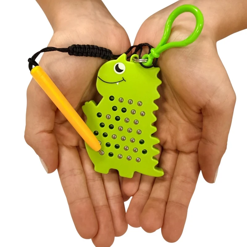 Dinosaur Magnetic Pad Keyring