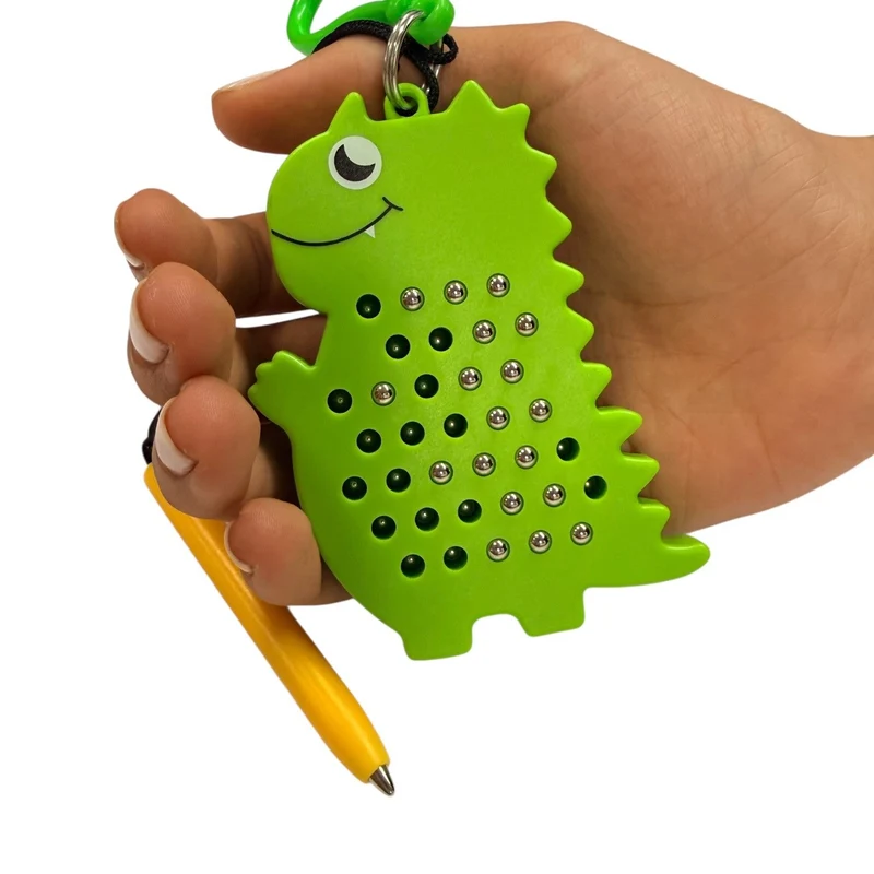 Dinosaur Magnetic Pad Keyring