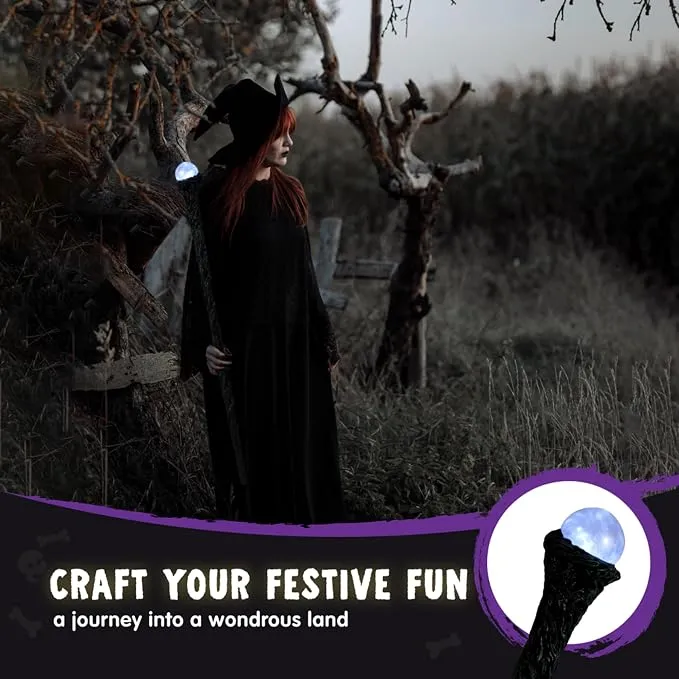 JOYIN LED Wizard Staff - Light Up Your Halloween Magic