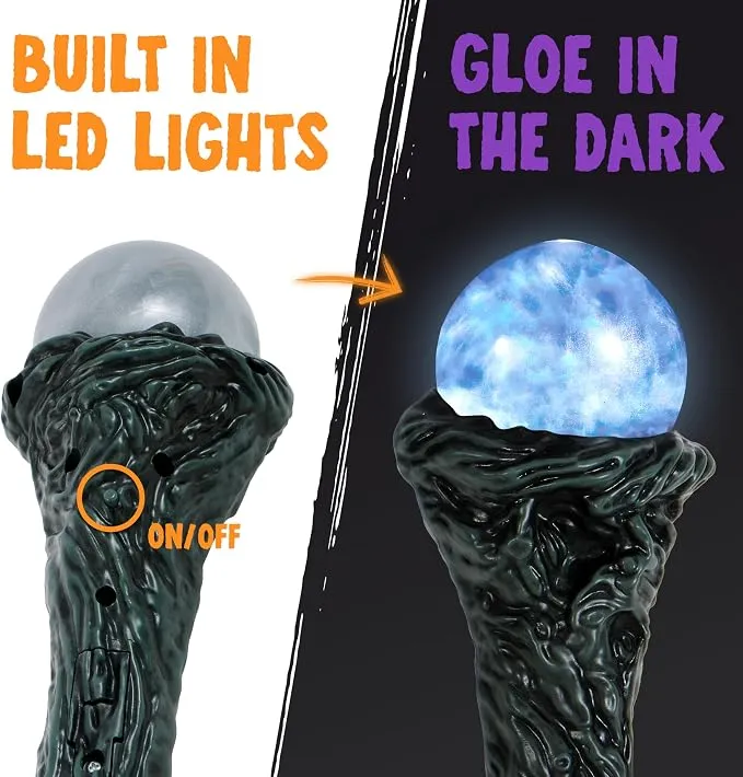 JOYIN LED Wizard Staff - Light Up Your Halloween Magic