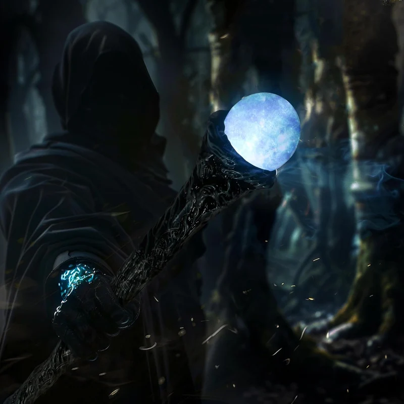 JOYIN LED Wizard Staff - Light Up Your Halloween Magic