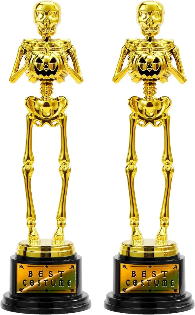 JOYIN Halloween Skeleton Trophy - Best Costume Award