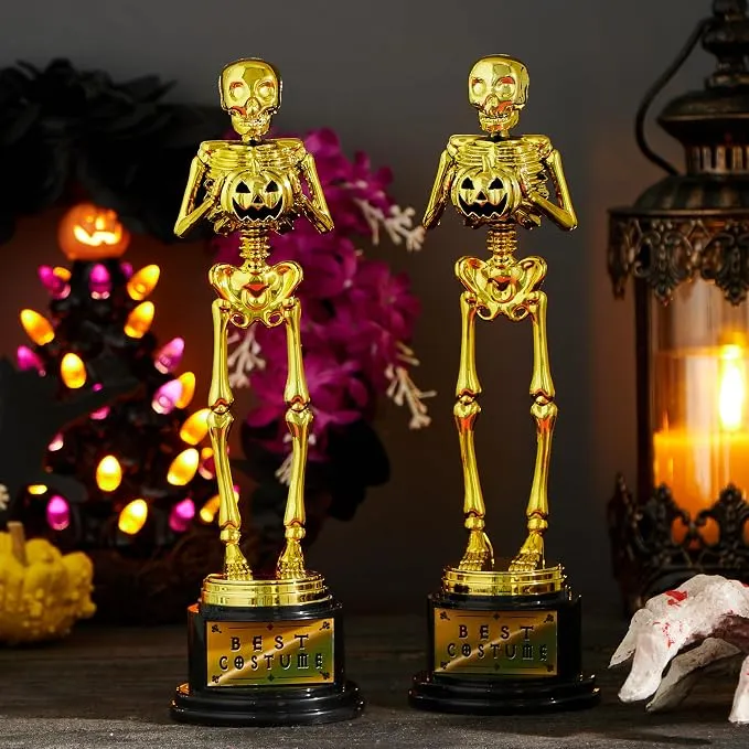 JOYIN Halloween Skeleton Trophy - Best Costume Award