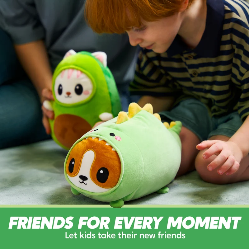 11" Corgisaur Plush Toy | JOYIN Soft Dinosaur Corgi Stuffed Animal Pillow for Kids Adults Birthday Easter Gift