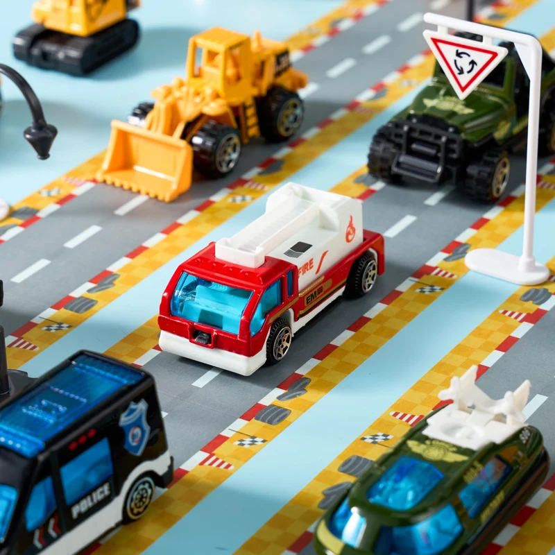 JOYIN 24 Pcs Prefilled Easter Eggs with Vehicle Toys