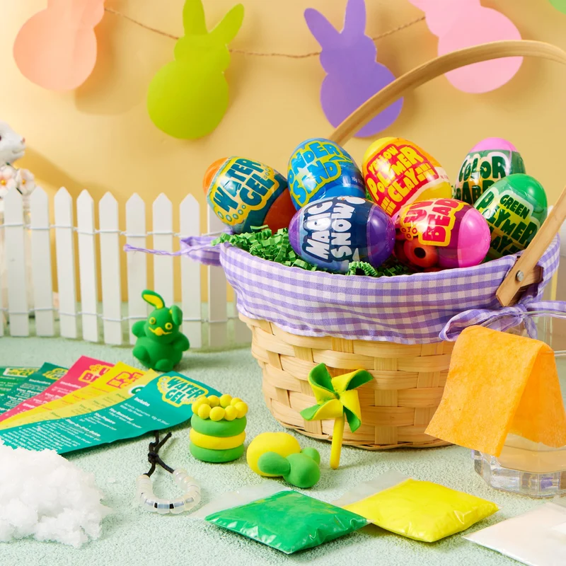 8 Pcs Easter Science Experiment STEM Eggs for Kids Party Favors