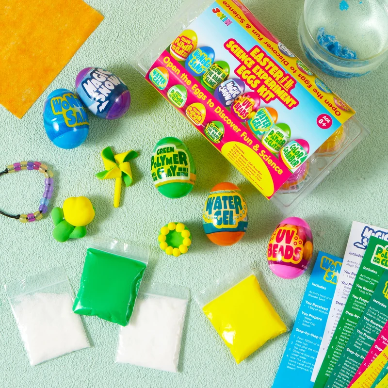 8 Pcs Easter Science Experiment STEM Eggs for Kids Party Favors