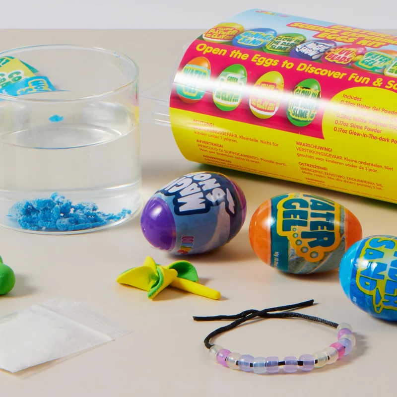 8 Pcs Easter Science Experiment STEM Eggs for Kids Party Favors